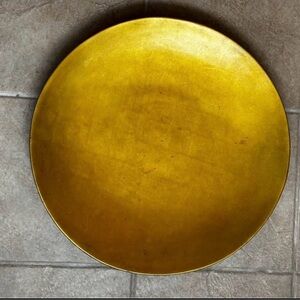 18” round Japanese decorative Plastic gold plate